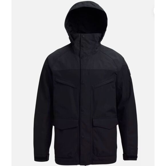 Burton Other - Burton Breach Jacket Coat Snowboarding Skiing Size S Grey Black